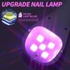 Handheld  Lamp For Nails Drying UV LED Lamp High capacity Rechargeable Mini Manicure Lamp Nail Dryer For Gel Polish