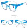 Unisex New Fashion Large Frame Reading Glasses Fashion Color Frame Anti-Blue Light Glasses Super Clear Presbyopia Glasses
