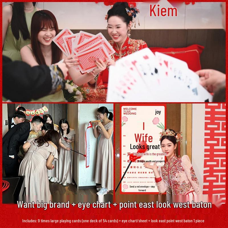 Door-Blocking Game: Large Wedding Reception Props for Photography and Entertainment