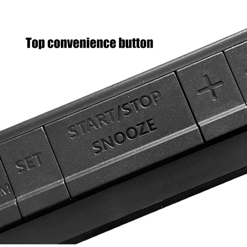 Modern LED Desk Clock With USB Charging Port And Multiple Alarm Setting Adjustable Brightness Digital Alarm Clock