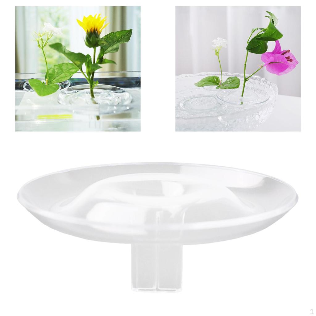 Clear Gift Desk Planter Home Decor Organizer Ornament Floral Arrangement for Holiday Bedroom