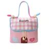Small house cosmetic bag travel waterproof portable cosmetics storage bag fashionable cute portable partition toilet bag