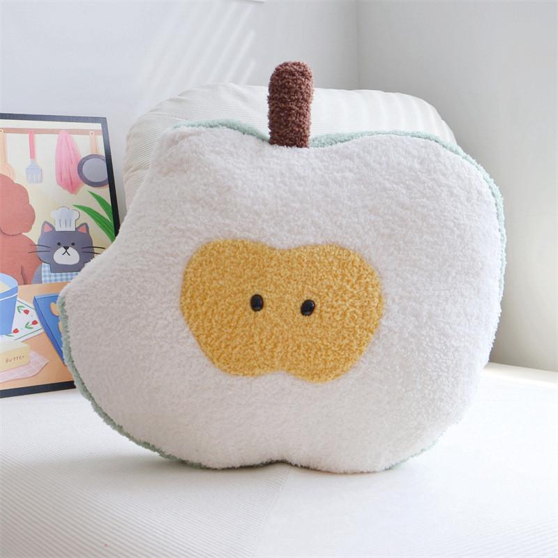 

Adorable Plush Apple Toy Pillow For Home Decor And Creative Sofa Cushion Gift Green Apple