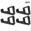 4pcs For TECTECINTER PS4 Cooling Bracket & Elevated Footrest Bracket Durable Black Plastic Cooling Support Holder Accessories
