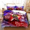 Cool Anime Themed Redo of Healer Duvet Cover + 2 Pillowcases, Cozy Printed Bedding for Home & Dorm