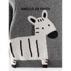 French Arielle De Pinto Knitted Sweater for Boys and Girls, Autumn and Winter Style, Korean Version, Pony Pullover, Core Yarn Jacquard