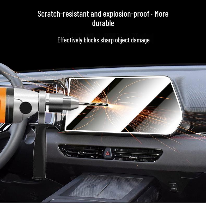 Compatible with 25 Mercedes-Benz E-Class E300L: center console screen protector, tempered glass screen protector, and dashboard protection film.