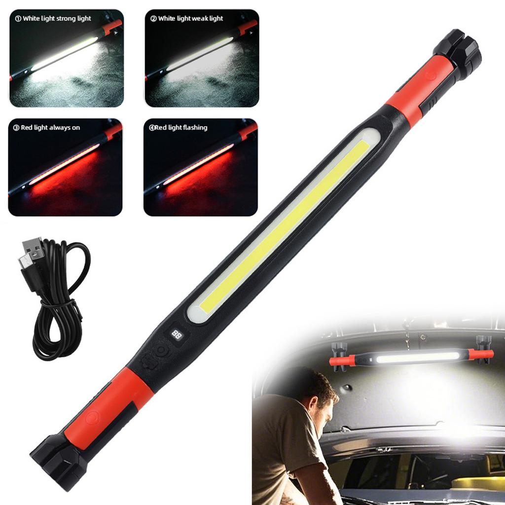 700LM Super Bright Magnetic Work Light Built-in Rechargeable Battery Underhood Work Lamp Bar For Car Repair Outdoor lighting