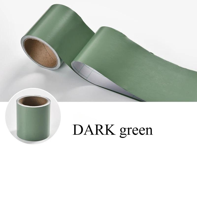 1PC 5mx10cm PVC Self-adhesive Baseboard Waterproof Wall Sticker Window Sill Door Frame Edge Wrapping Renovation Decorative Lines