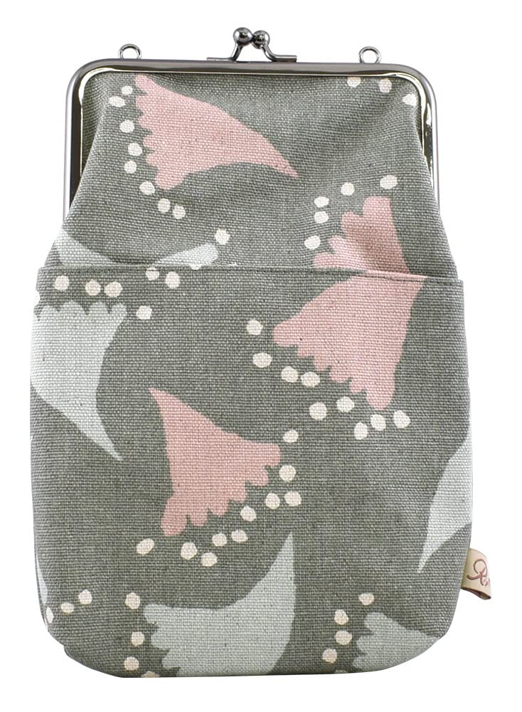 

Onishi Ken Seihan 2-Way Clasp Shoulder Bag, Nordic Forest, Green, Size: Approx. W17 D21 H4 G27-A009