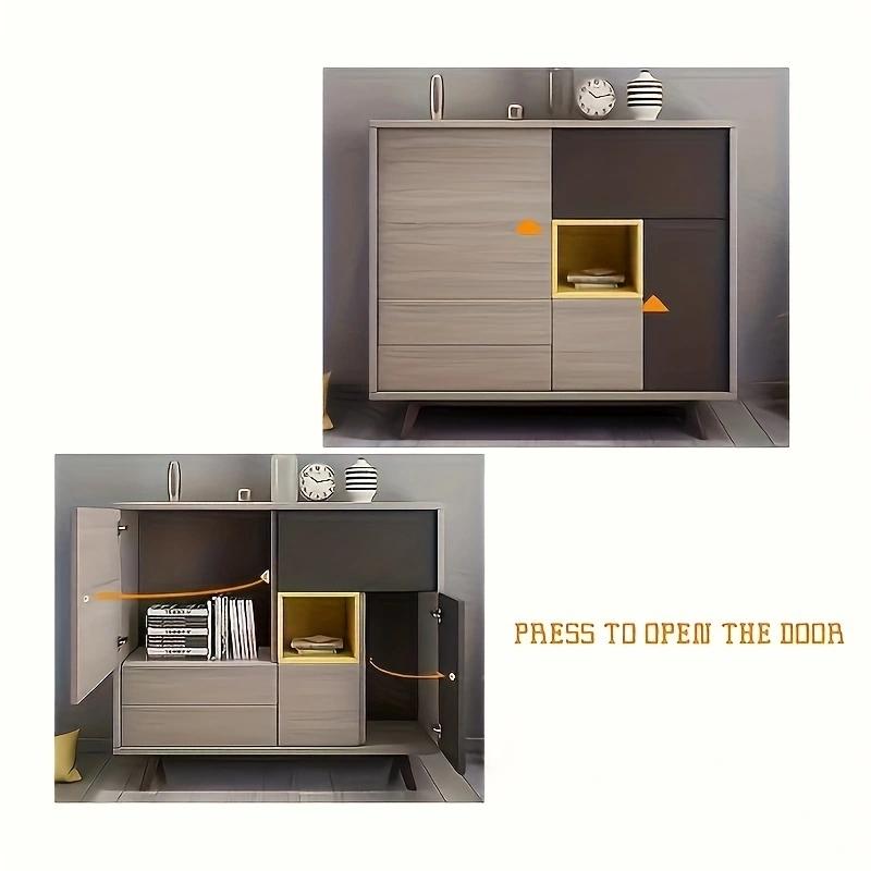 1pc Cabinet Catches Door Stopper Rebounding Magnetic Drawer Latch Door Closer Furniture Hardware Accessories for Wardrobe Kitc