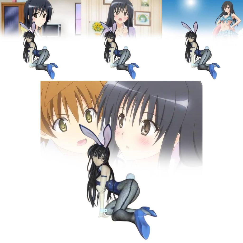 Stunning 1/6 Scale Yui Gokoshikawa Bunny Girl Figure Pvc Collectible Model