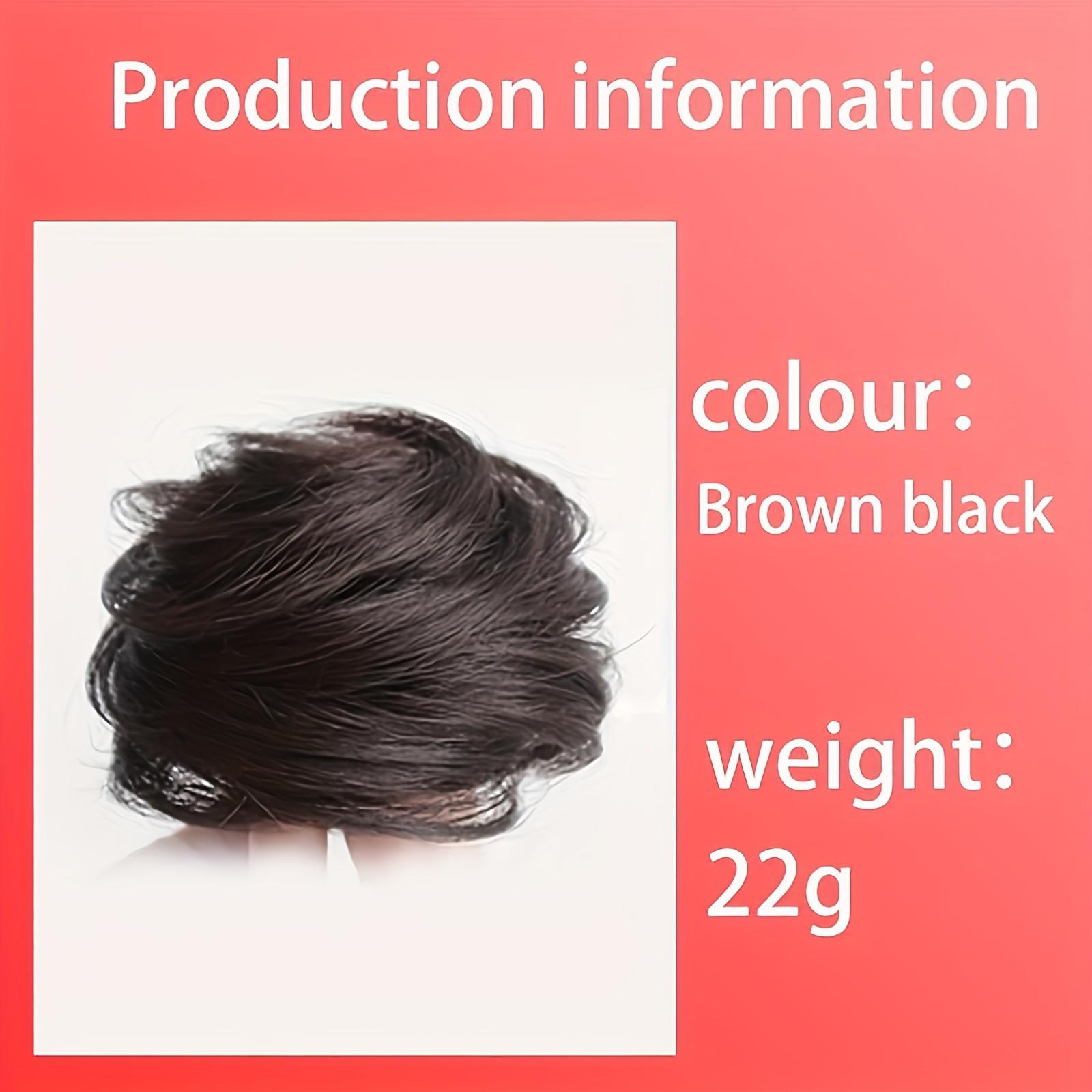 

Небрежные пучки волос в виде пончика, взъерошенные пучки с эластичными волосами, синтетические накладные волосы, элегантный естественный вид для ежедневного использования, аксессуары для волос 6cm