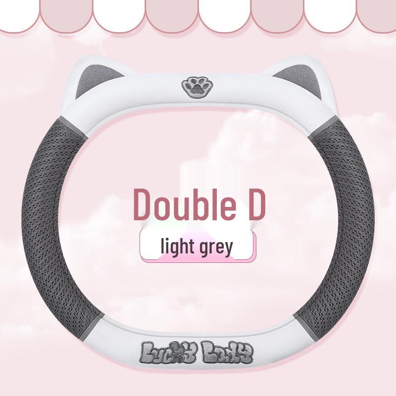Cute Kitten Breathable Steering Wheel Cover 2023