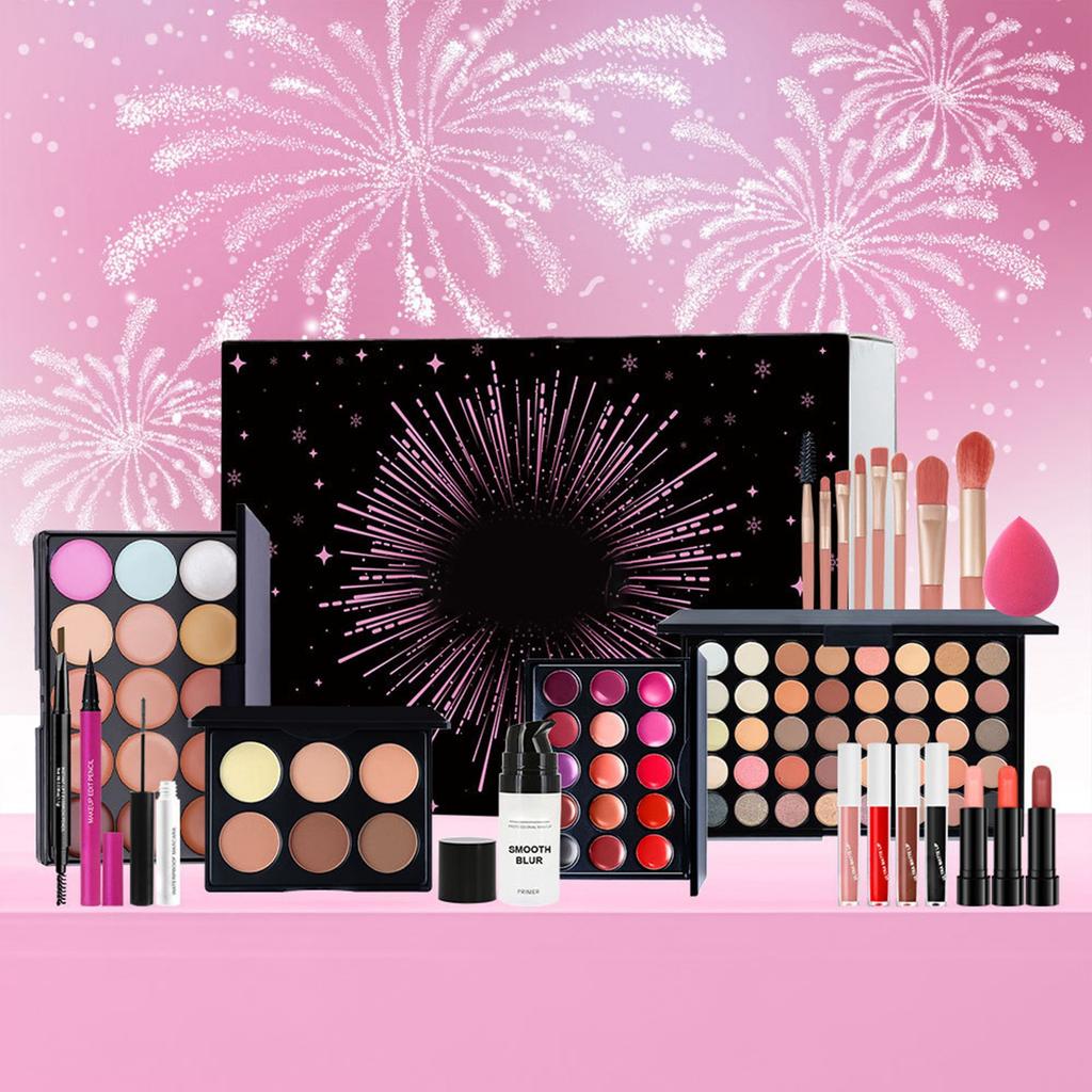 Countdown Calendar Beauty Set, Makeup Enthusiast Gift, 24 Pieces For Girls, Christmas, Valentine's Day, Anniversary Gift (10ml)