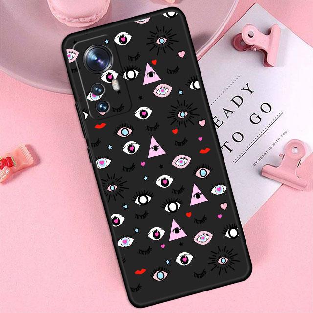 

Противоударный силиконовый чехол Lucky Eye Blue с принтом сглаза для телефона Xiaomi Mi 11X 10T 10 12S 12 Pro 11i 11 Lite 10S 11T 12X 11, сумка Xiaomi Mi 11