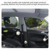 Universal Car Sunshade Electrostatic 4-Layer Side Window Sun Shade Cover for Car Sun Block Curtains UV Protection Sun Visor Film