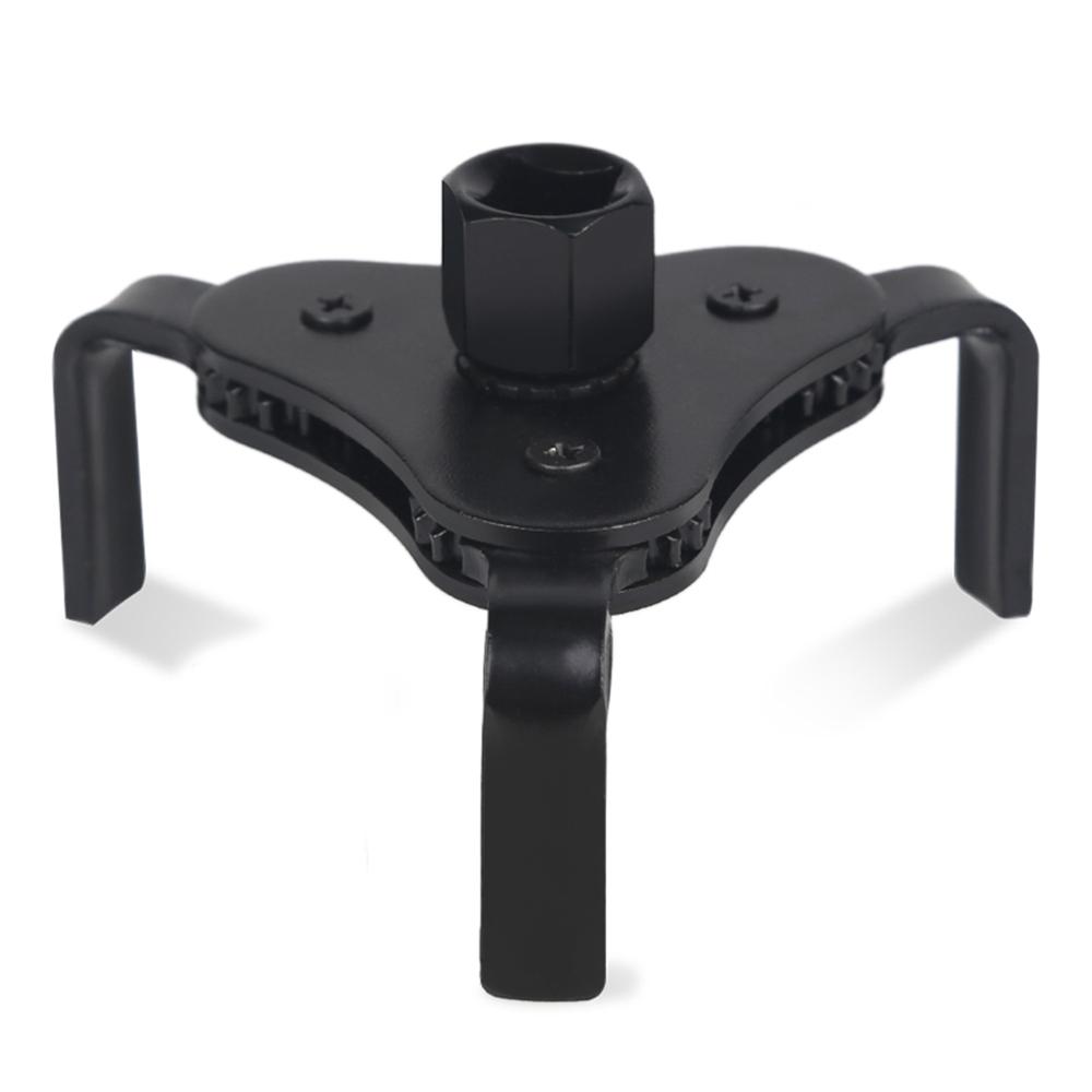 Universal Adjustable Oil Filter Wrench 55-115mm Car Repair And Maintenance Three-Claw Oil Filter Removal Tool To Send Gloves
