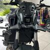 Motorrad Zubehör Schwarz Naked Front Abtriebsspoiler Winglet Aerodynamik Flügel Kit Spoiler Für YAMAHA MT 07 2021 2022 2023