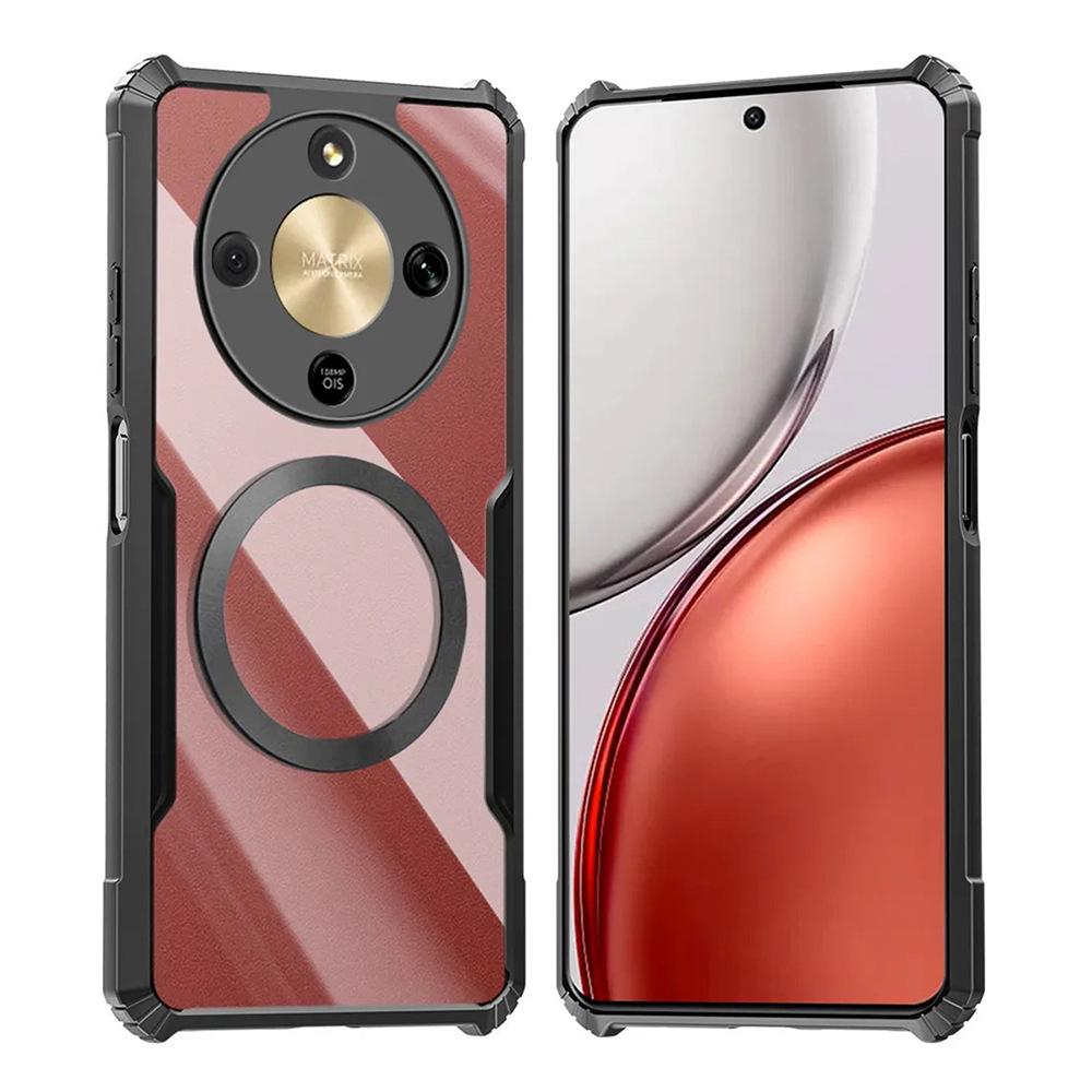 

Корпус с рассеиванием тепла подходит для чехла мобильного телефона Honor X9D X7D X8C X6B X9A X5, акриловый защитный чехол от падения. honor x9d 5g/x70 чёрный