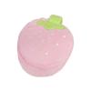 Cute Plush Strawberry Makeup Bag Portable Handheld Large Capacity Cosmetics Storage Bag Waterproof Lining Travel Grooming Bag Set
