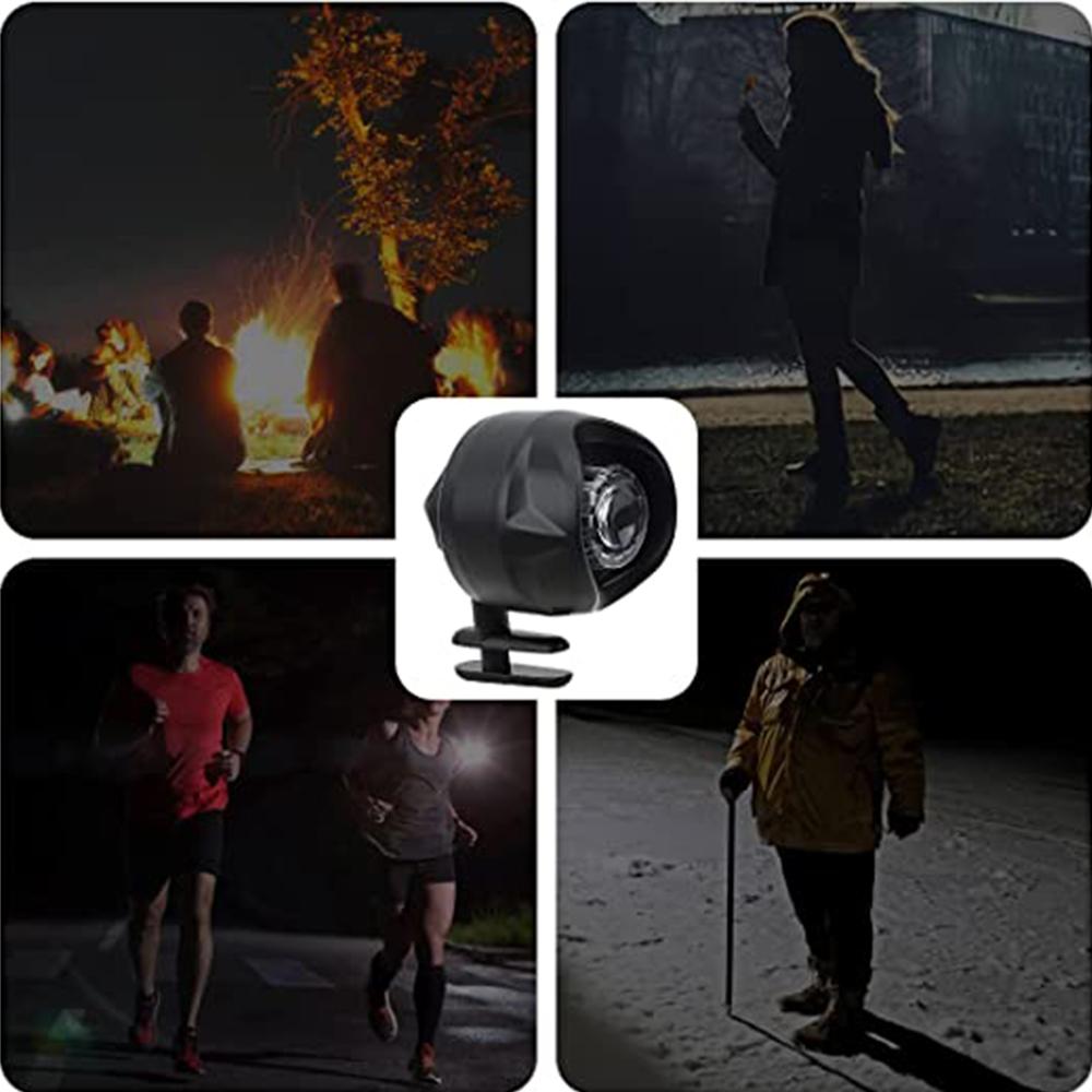 2pcs Headlights for Croc Shoes for Outdoor Running Hiking for Adults and Kids