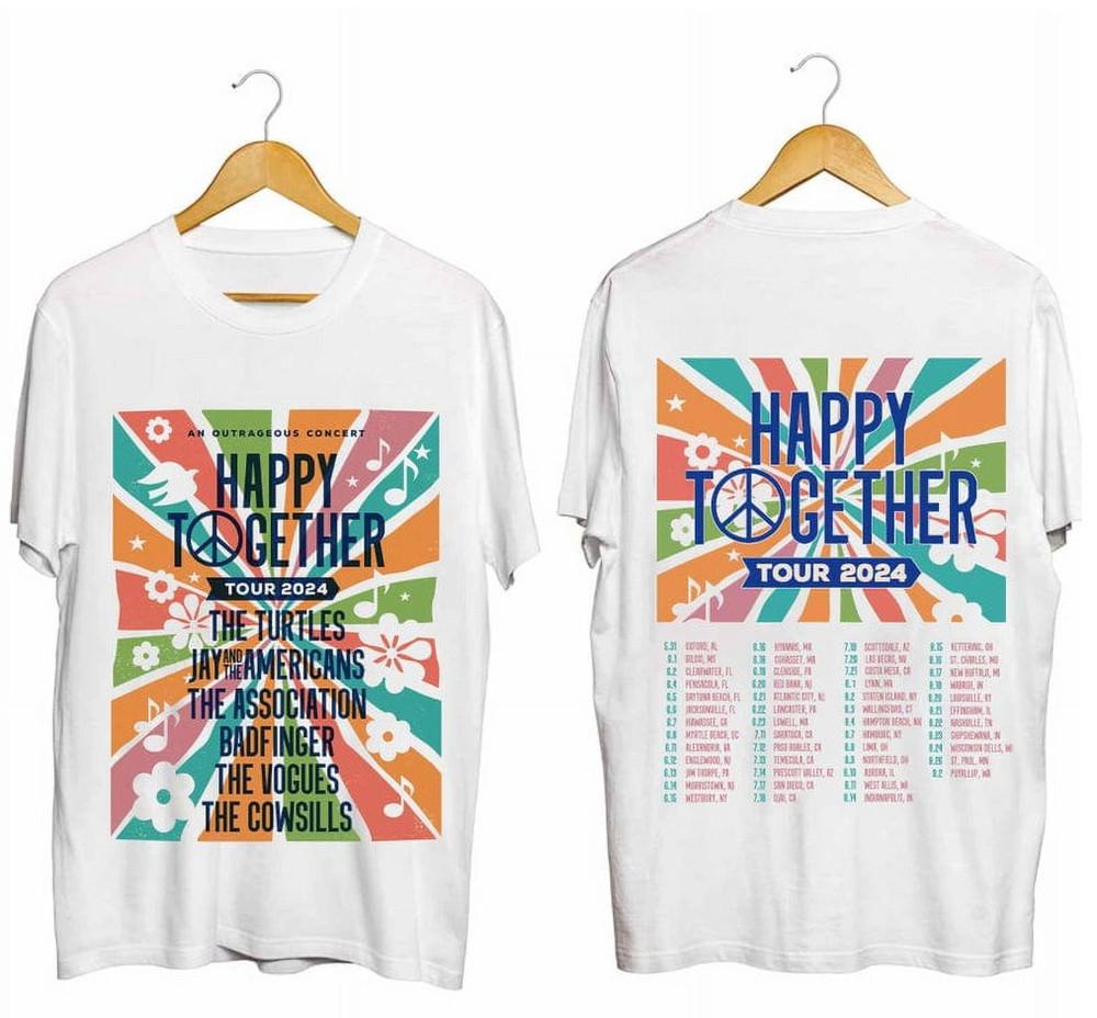 Happy Together Tour 2024 Tour Concert Unisex Adult T-Shirt Unisex T-Shirt