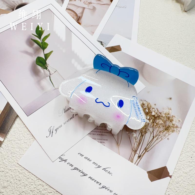 Cartoon Shark Hair Claw Clip - Cute Acrylic Accessory for Girls