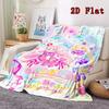 Precure 2D Flat Pattern Flannel Blanket High Quality All Seasons Warmth and Comfort Perfect for Christmas Gifts.DMT0925153