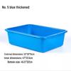 Rectangular Plastic Dish and Vegetable Washing Baskets