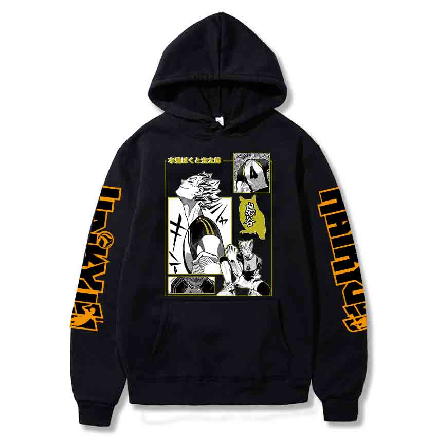 Buy Janpanese Haikyuu Bokuto Hoodie Women Men Harajuku Sweatshirt