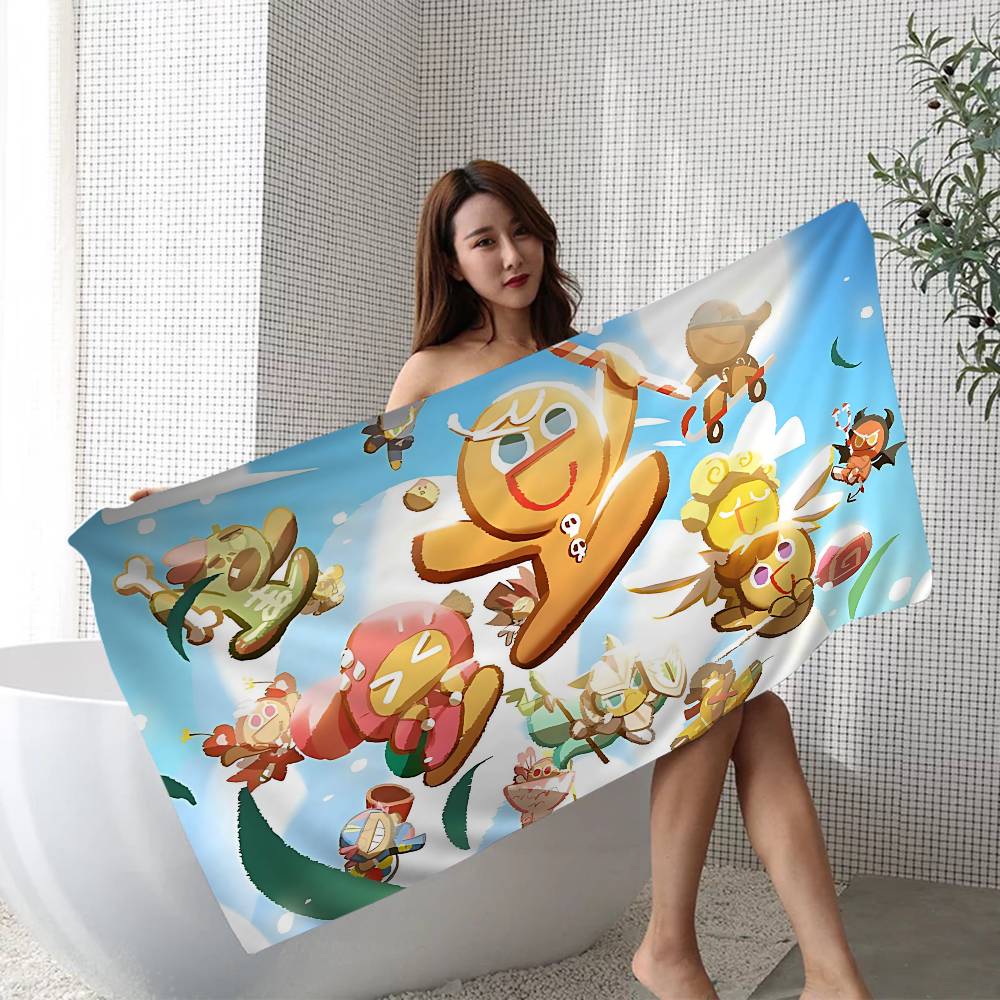 Game C-Cookie R-Run K-Kingdom Beach Towel Colorful Bath Towels for Girl Microfiber Quick Dry Sand Free Beach Yoga Pool