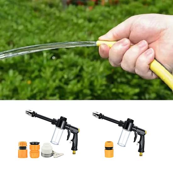 Garden Hose Nozzle with Foam Cannon 3 Spray Modes High-Pressure Hose