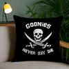 Movie G-Goonies Cushion Cover Soft Short Plush Double-Sided Printing Home Decor Machine Washable Pillow Case Gift