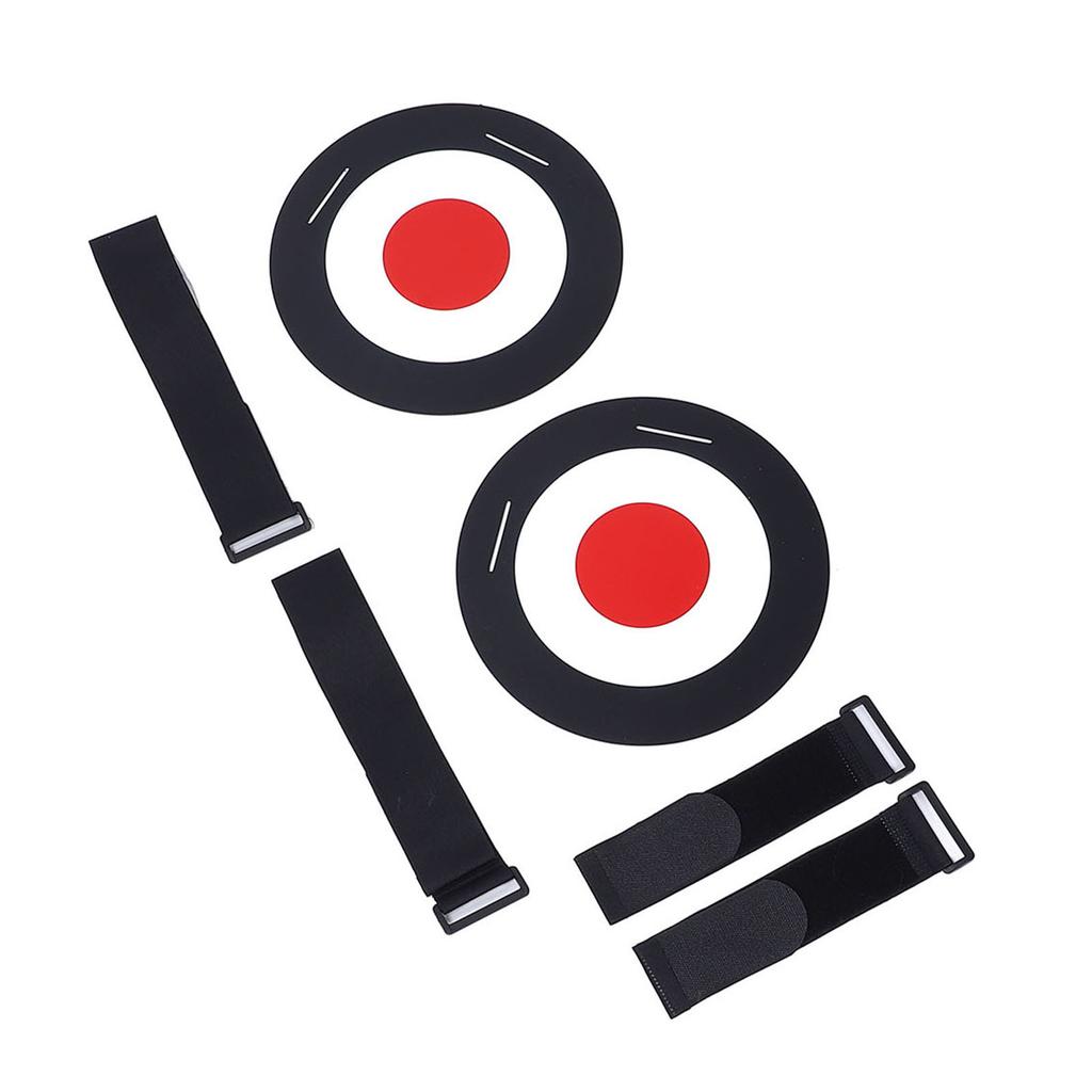 2 Stück Fußballtor Trainingsziel Hohe Festigkeit Schlagfestes Fußballtor Schießziel für Accu