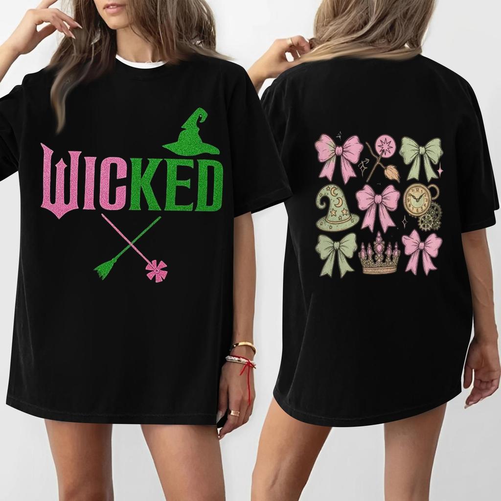 Women's Casual Fashion Round Neck Printed Short Sleeve T-Shirt Top