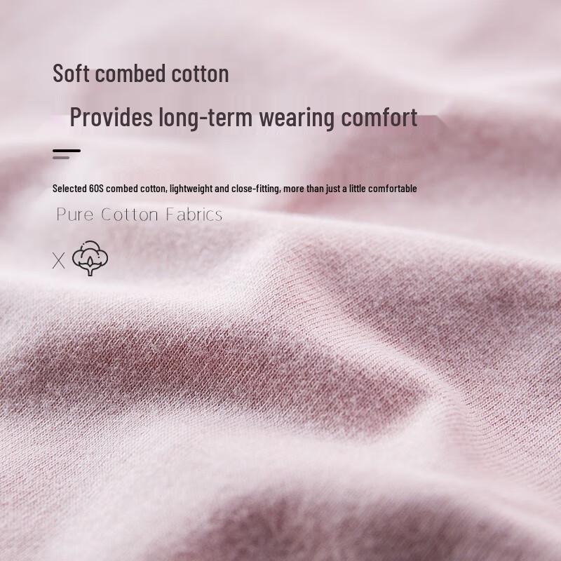 Langsha Women's Plus Size High-Waist Cotton Briefs 4-Pack