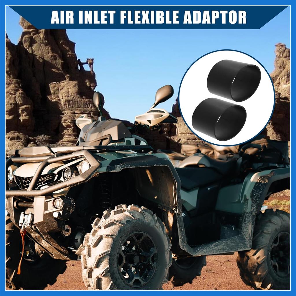 707000789 / Front/Air Inlet Rubber Flexible Adaptor for Can- Am OUTLANDER 330 04-05 for Can-Am TRAXTER CVT 05 / Inlet Adapter Boot/Durable/Rubber / 2