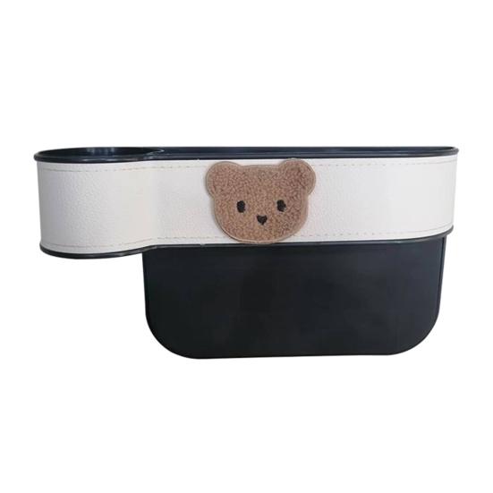 Gap Clip Box Car štěrbinový úložný box Cartoon Bear Roztomilý úložný box do interiéru auta