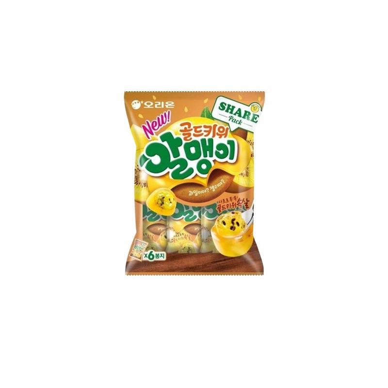 Orion Fruit Core Jelly – 6 Flavors (Lychee, Grape, Green Kiwi, Plum, Mango, Golden Kiwi) / Korean Jelly, Kfood, Authentic Korean Food