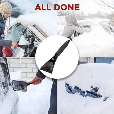Portable Car Ice Scraper Snow Shovel Ice Removal Window Windshield Cleaning Tools Snow Winter Accessories