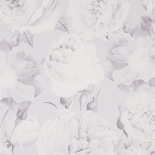 Francfranc Removable Wallpaper, Peony, 45cm x 250cm, Gray