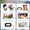 Disposable Immersive Technology Unit Face Cover 100 Count Breathable Nonwoven Fabric For Pico4 And Other Comparable Devices