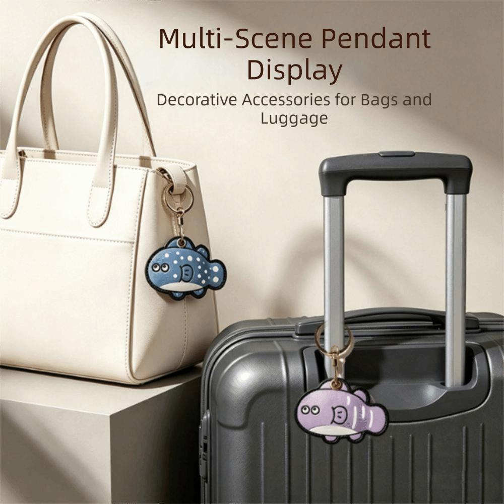 Leather Cartoon Candlestick Keyring Cartoon Candlestick Design Holiday Gift Keychain Bag Charm
