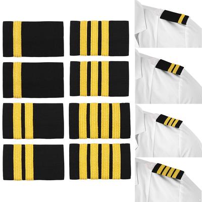 Pilot Uniform Epaulets Traditional Professional Pilot Aviators Epaulettes Shoulder Boards Badge