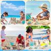 Fun Shovel Molds Beach Bucket Toys Set Portable Durable Beach Sand Water Game Toys for Baby Outdoor Beach Park Toys