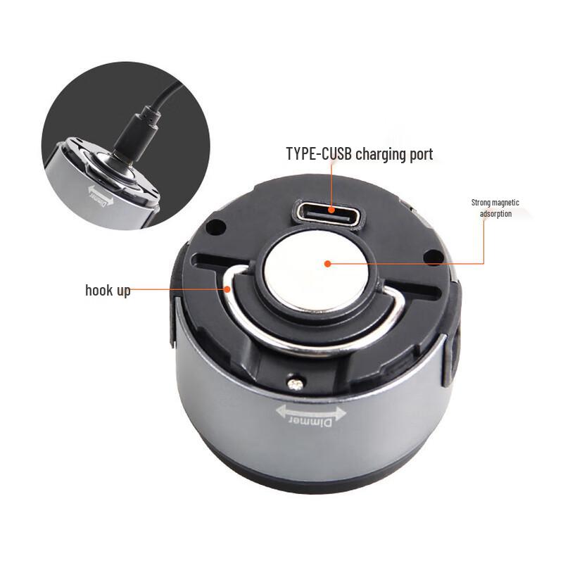 UOSU T040 Outdoor LED Headlamp with Red Light and Magnetic Base