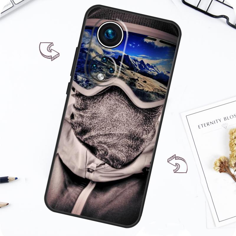 Cool Sports Snowboarding Case For Honor Magic 7 Lite 5 6 Pro Honor 200 50 70 90 Lite X8b X9a X8a X8 X9 X9c X9b Cover