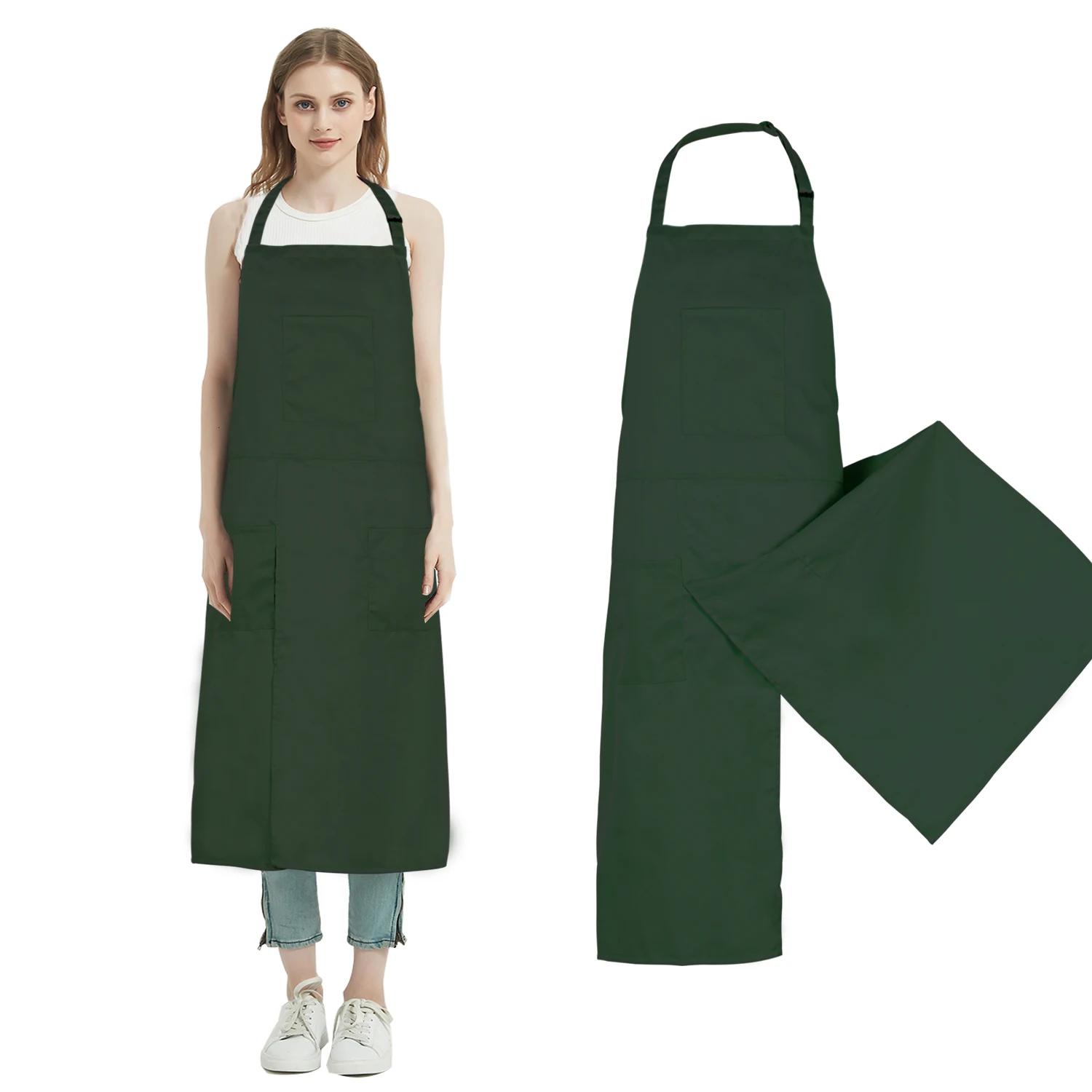 Pottery Split Leg Apron Long Making Ceramic Apron with 3 Pockets for Men and Women Long Artist Apron OneSize