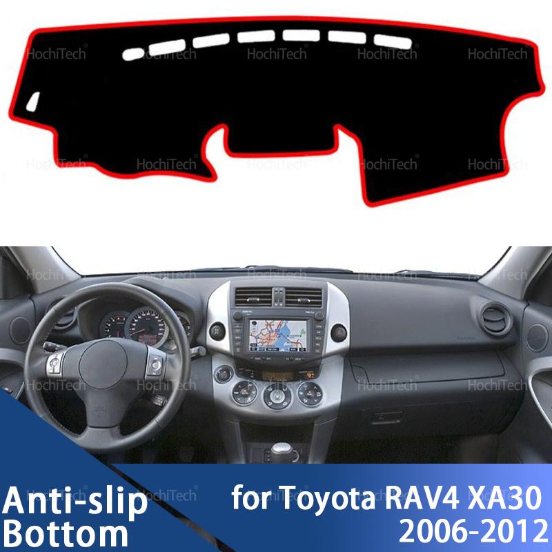 For Toyota RAV4 XA30 2006-2012 Car Dashboard Cover Avoid Light Pad trument Platform Cover Mat Carpet Accessories